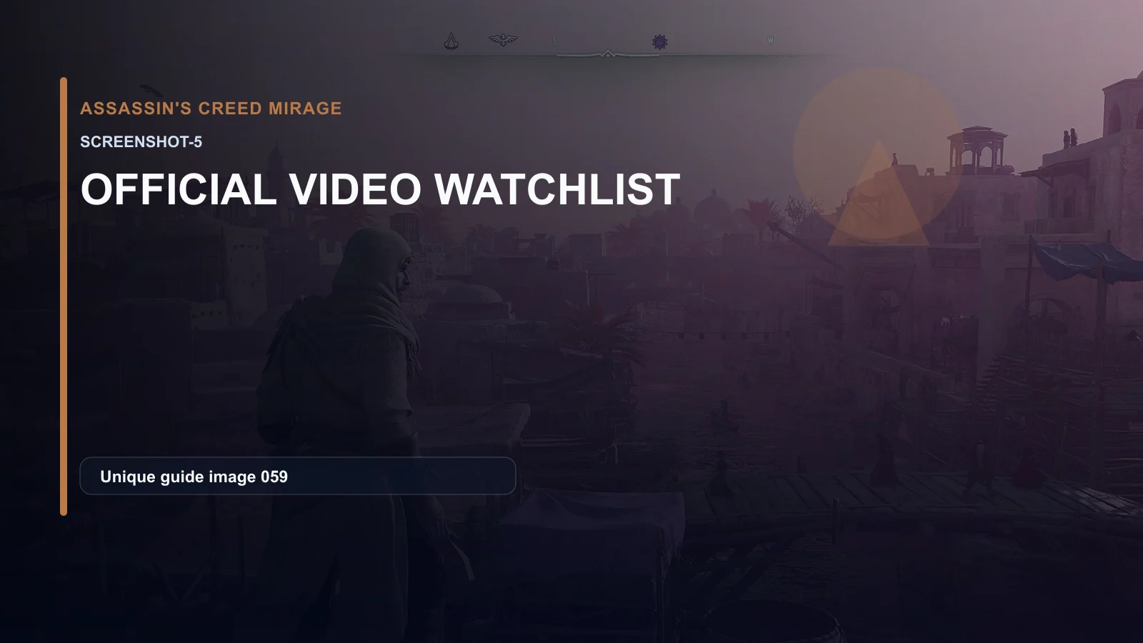 Assassin's Creed Mirage Official Video Watchlist