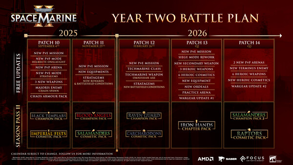 Warhammer 40,000: Space Marine 2 Launch Trailer Combat Route